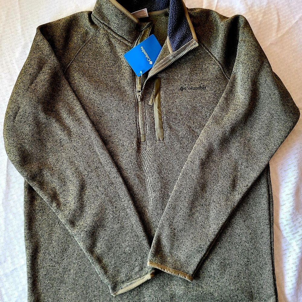 🥳FINAL SALE👍❄️NWT‼️ Columbia brand Canyon Point 1/2 Zip Sweater Fleece - Picture 3 of 12